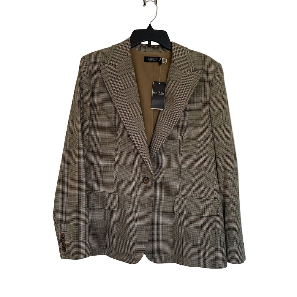 Lauren Ralph Lauren Women’s NWT Brown jacket Blazer 16